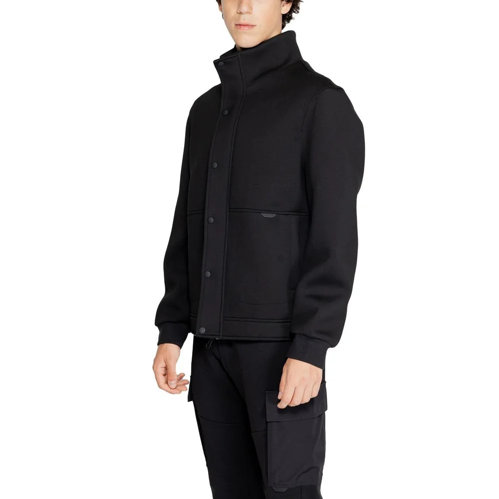 Antony Morato Black Polyester Jackets & Coat