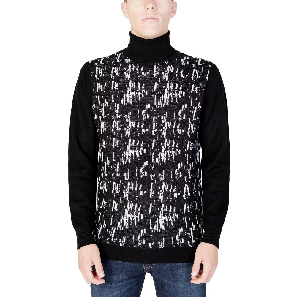 Antony Morato Black Wool Turtleneck - Sweaters