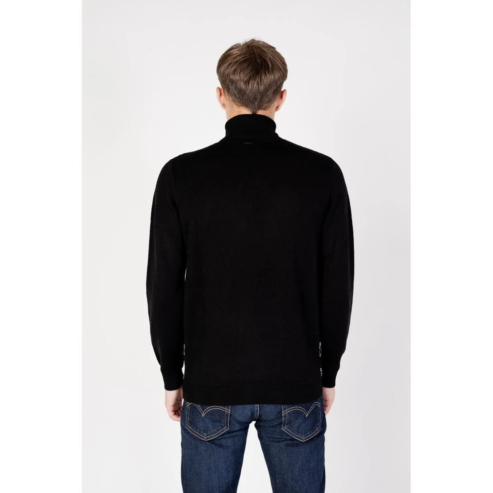 Antony Morato Black Wool Turtleneck - Sweaters