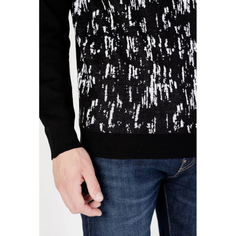 Antony Morato Black Wool Turtleneck - Sweaters