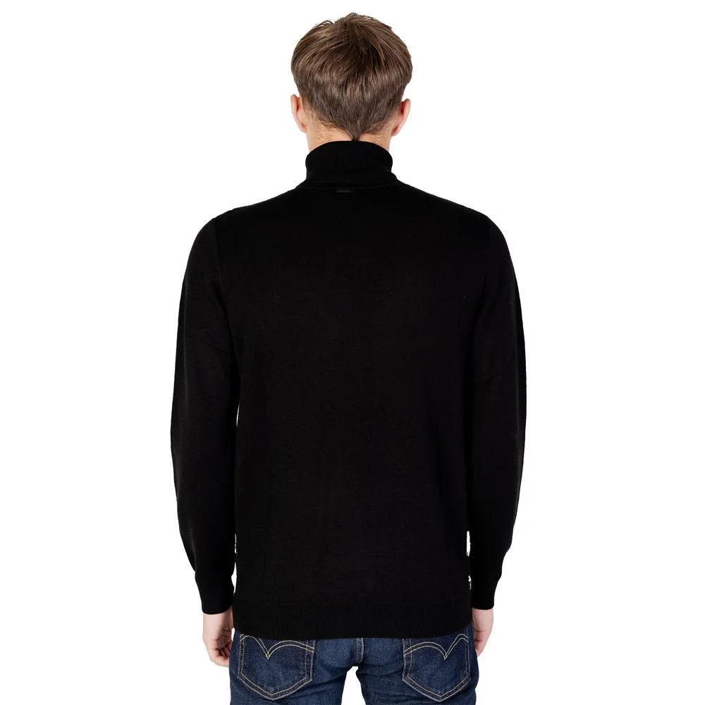 Antony Morato Black Wool Turtleneck - Sweaters