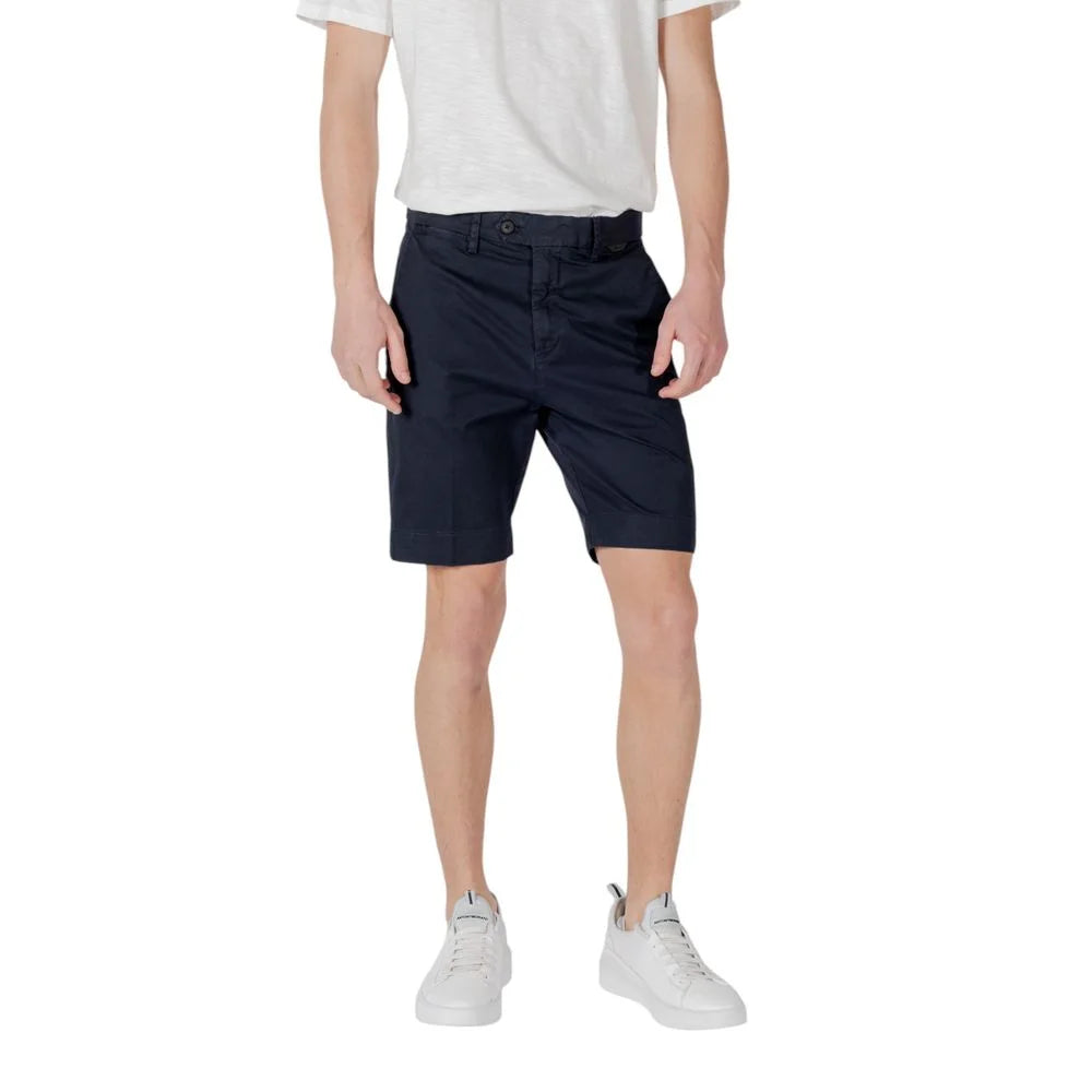 Antony Morato Blue Cotton Bermuda - Bermudas