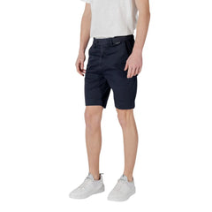 Antony Morato Blue Cotton Bermuda - Bermudas