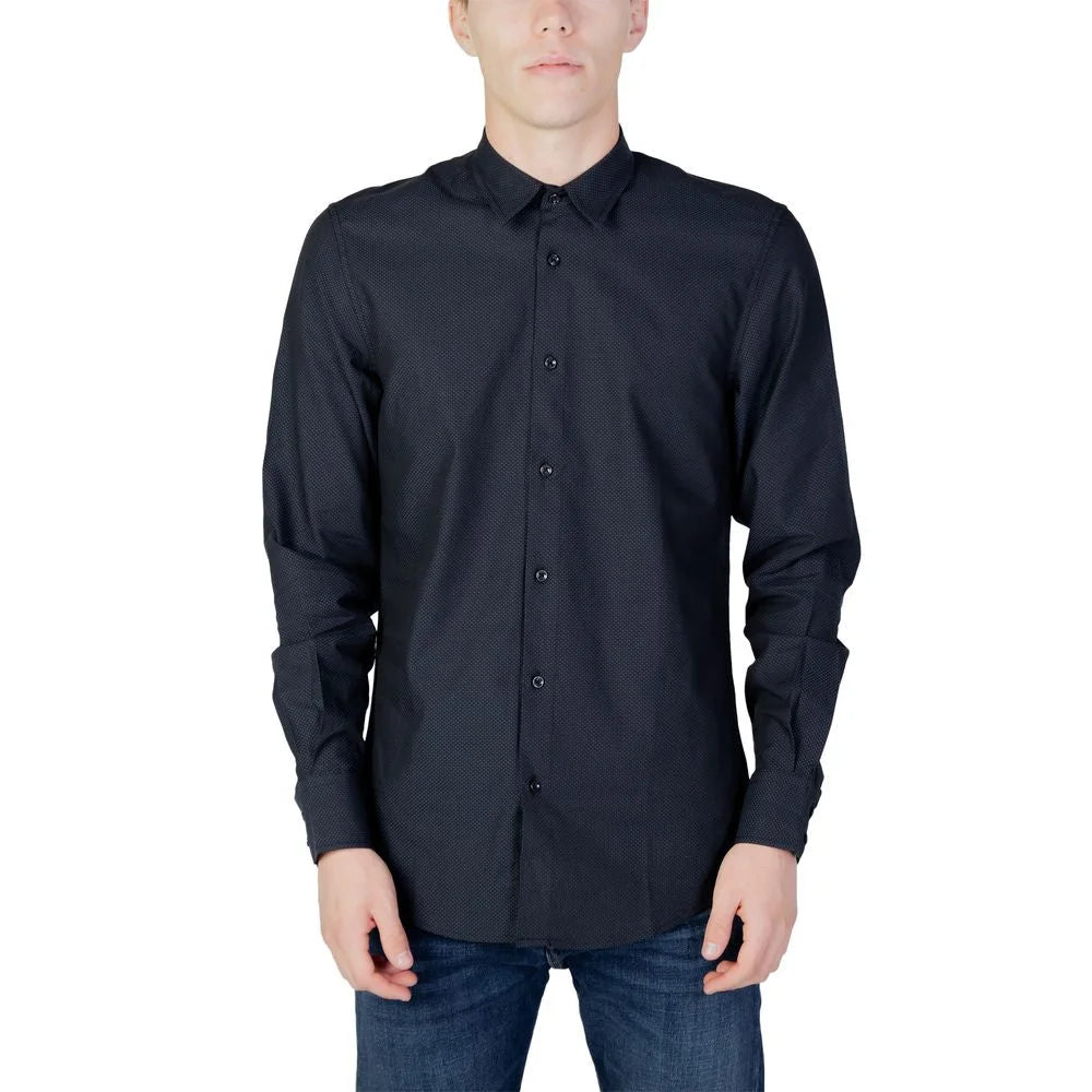 Antony Morato Blue Cotton Shirt - IT54 | XXL - Shirts
