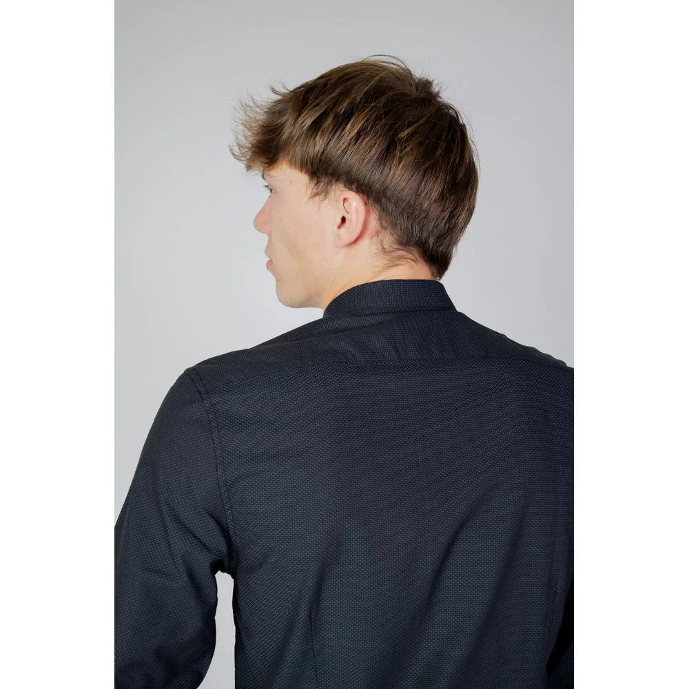 Antony Morato Blue Cotton Shirt - IT54 | XXL - Shirts