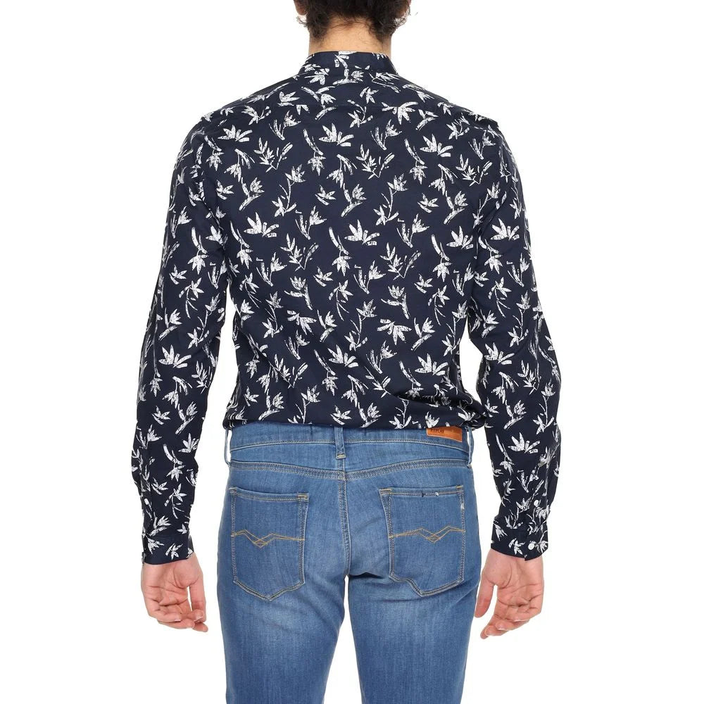 Antony Morato Blue Cotton Shirt - Shirts