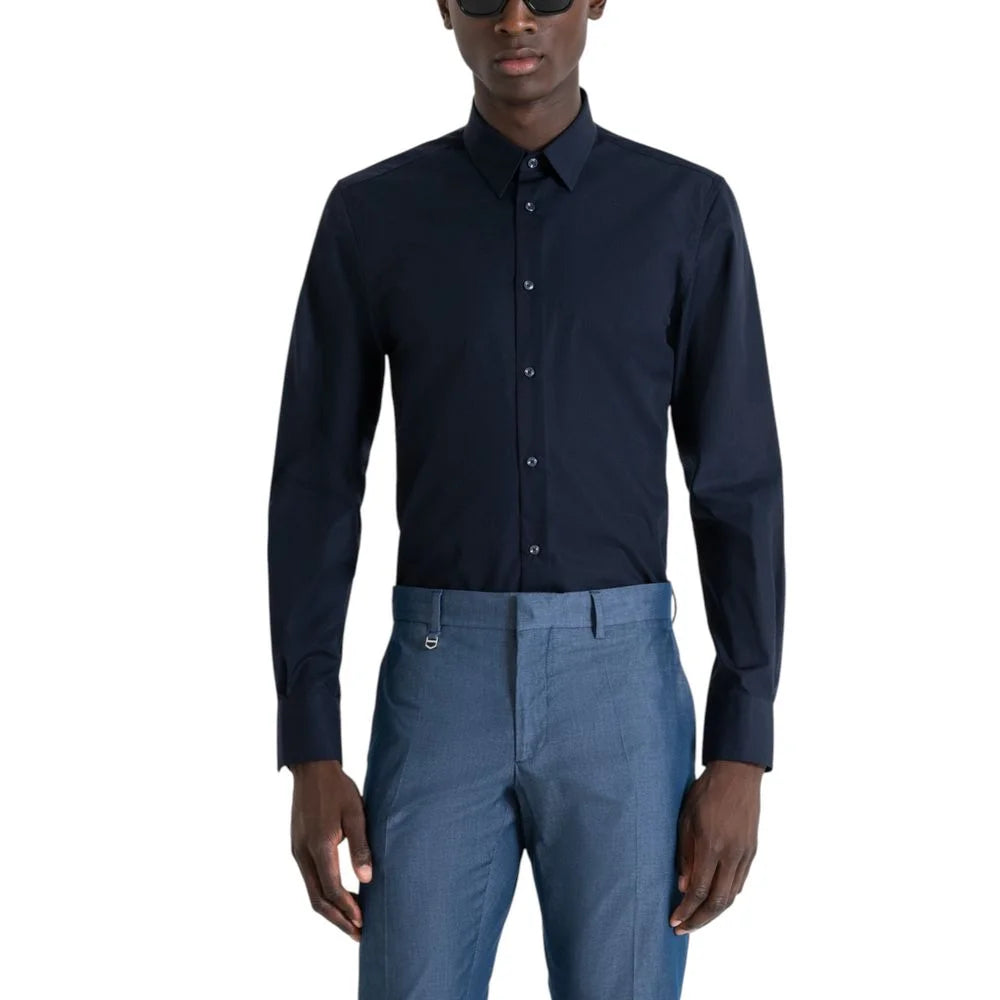 Antony Morato Blue Cotton Shirt - Shirts