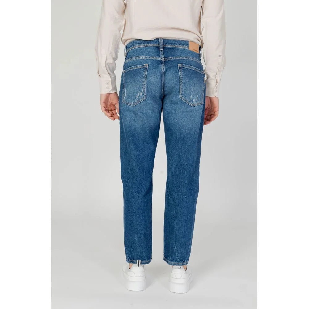Antony Morato Blue Cotton Skinny Jean - W32