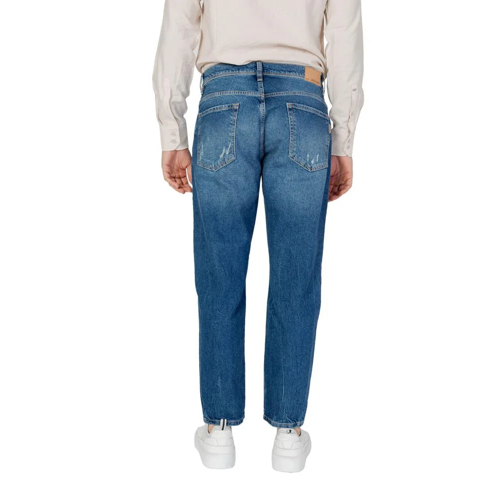 Antony Morato Blue Cotton Skinny Jean - W32