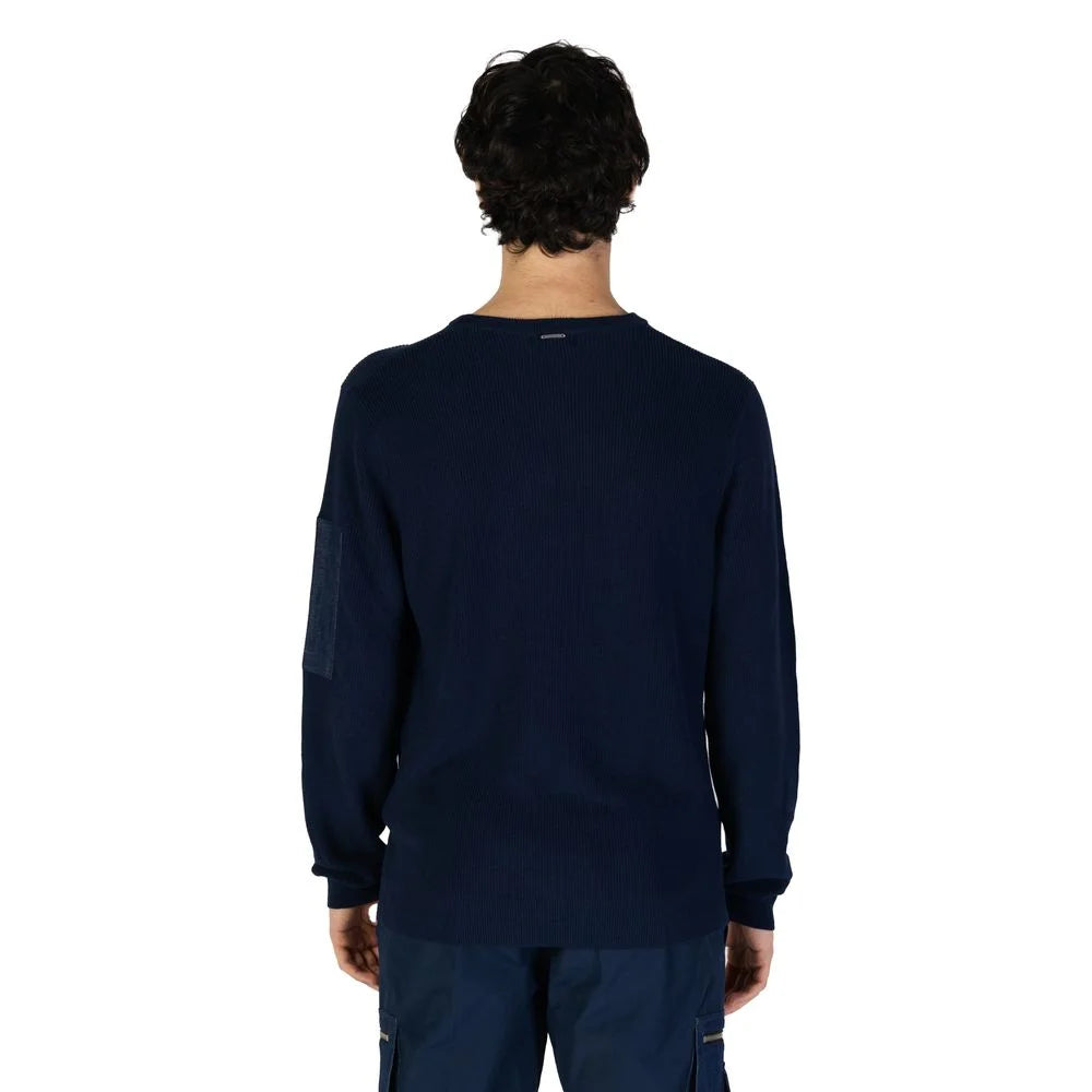 Antony Morato Blue Cotton Sportswear - Sweaters