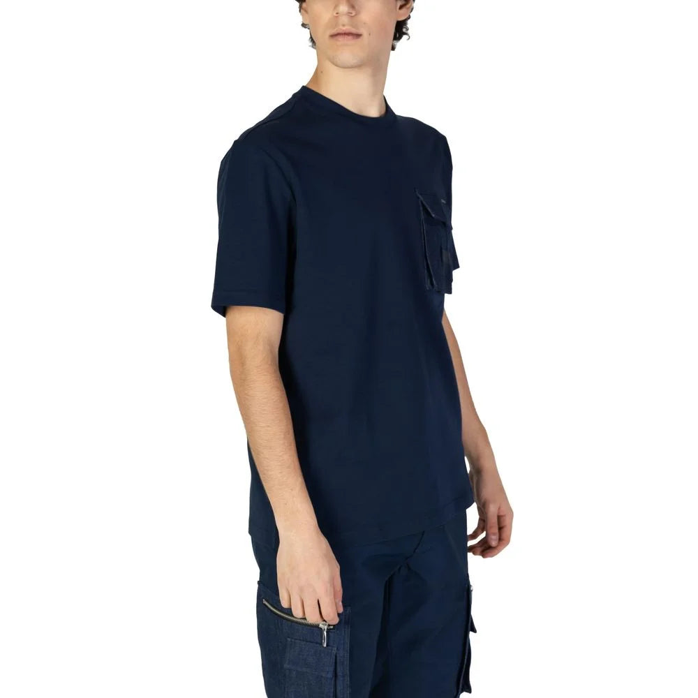 Antony Morato Blue Cotton T-Shirt - IT44 | S - T-Shirts