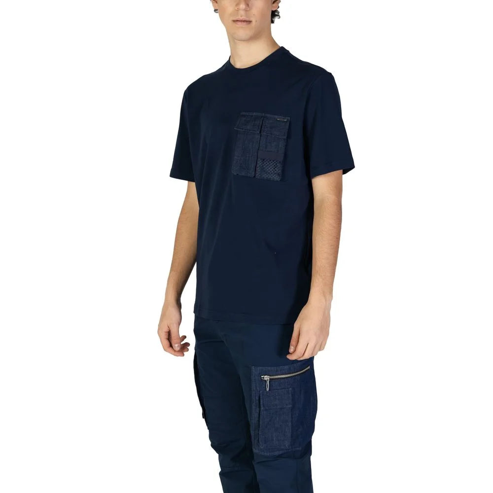 Antony Morato Blue Cotton T-Shirt - IT44 | S - T-Shirts