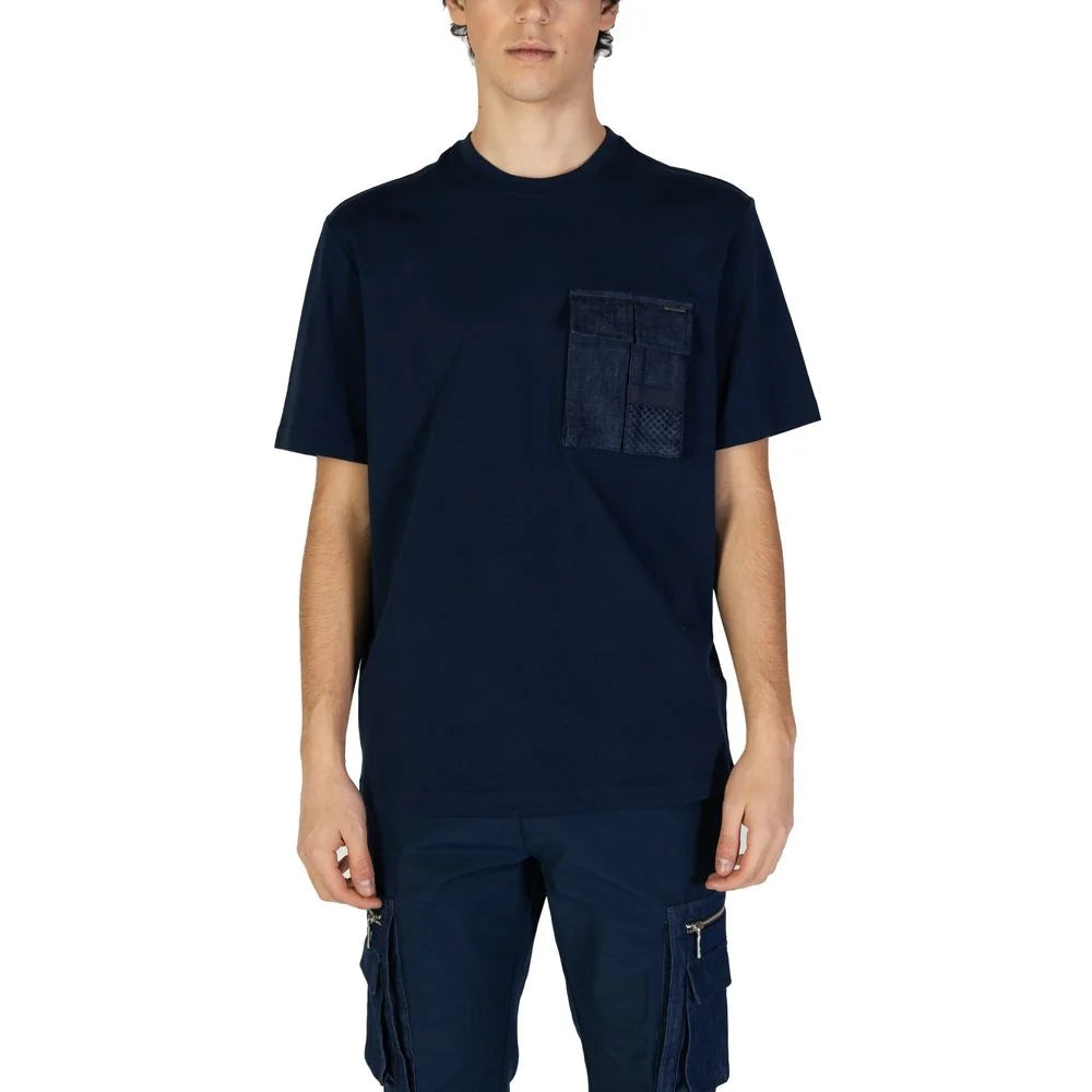 Antony Morato Blue Cotton T-Shirt - IT44 | S - T-Shirts