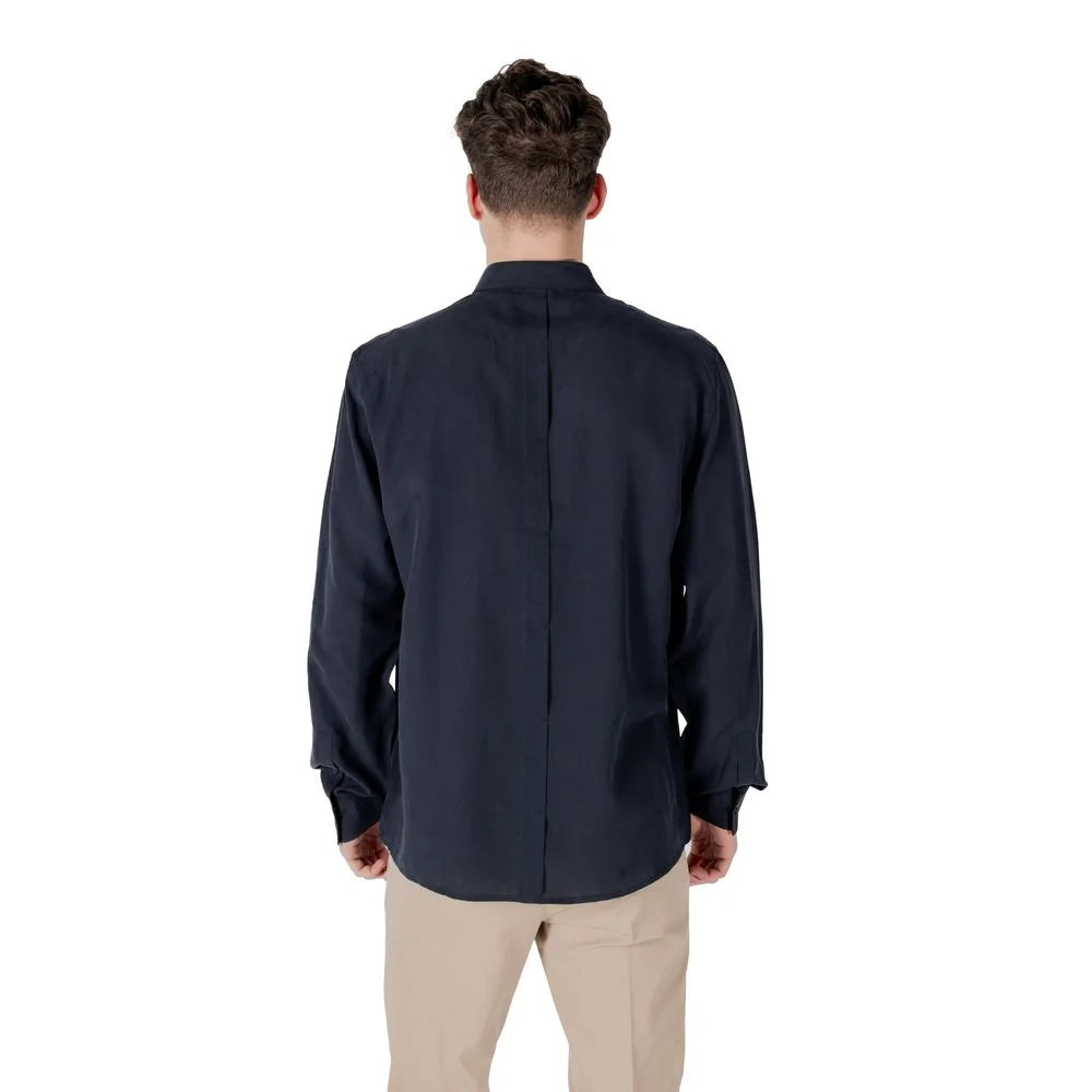 Antony Morato Blue Lyocell Shirt - Shirts