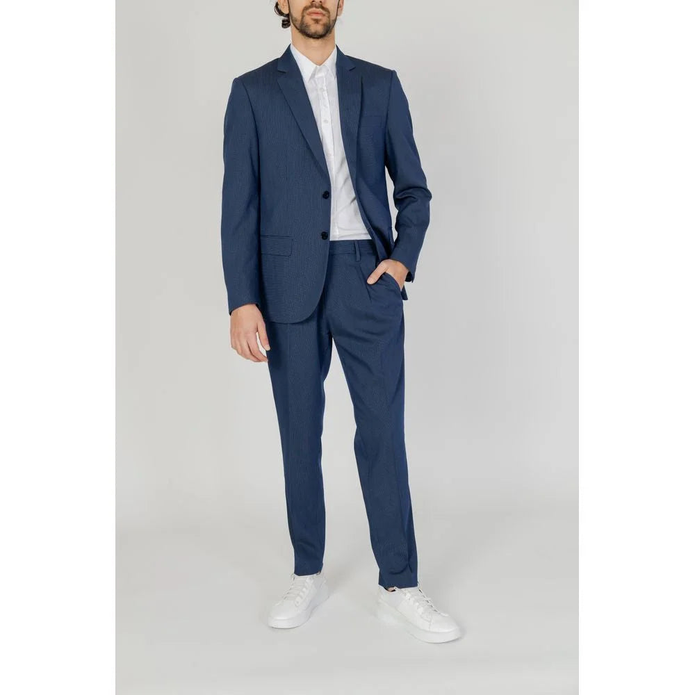 Antony Morato Blue Polyester Blazer - IT46 | S - Sport Jackets