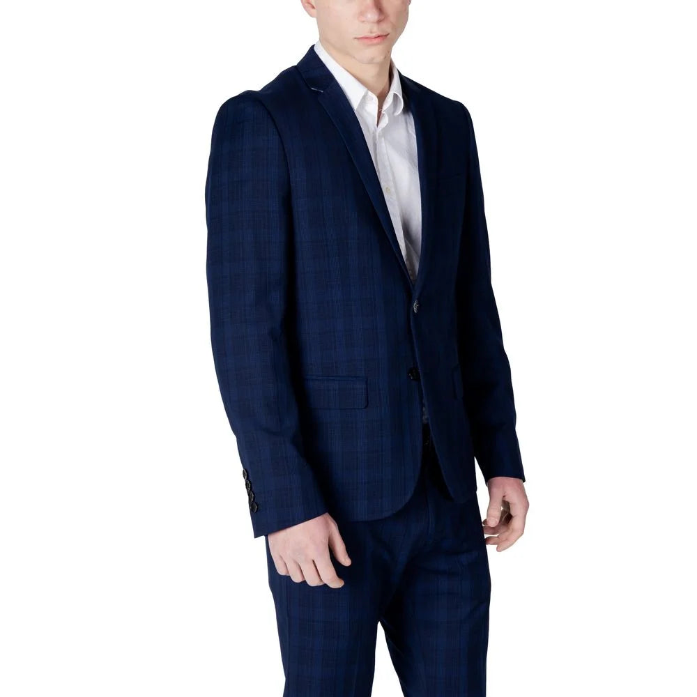 Antony Morato Blue Polyester Blazer - Sport Jackets