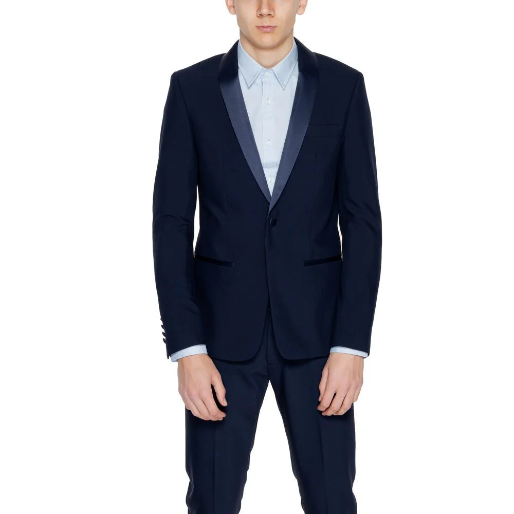 Antony Morato Blue Polyester Blazer - Sport Jackets