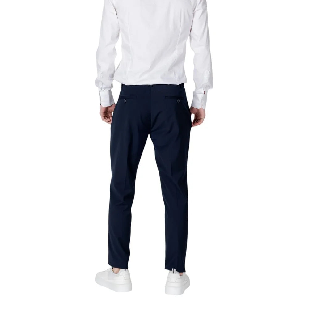 Antony Morato Blue Polyester Pant - Trousers