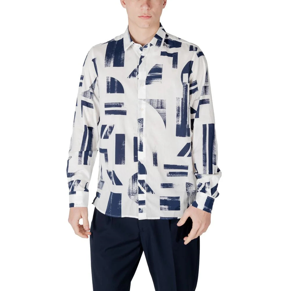 Antony Morato Blue Viscose Shirt - Shirts