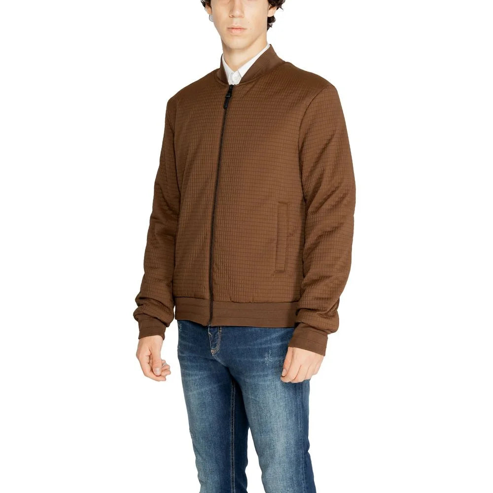 Antony Morato Brown Polyester Jackets & Coat - IT48 | M - Bomber Jackets