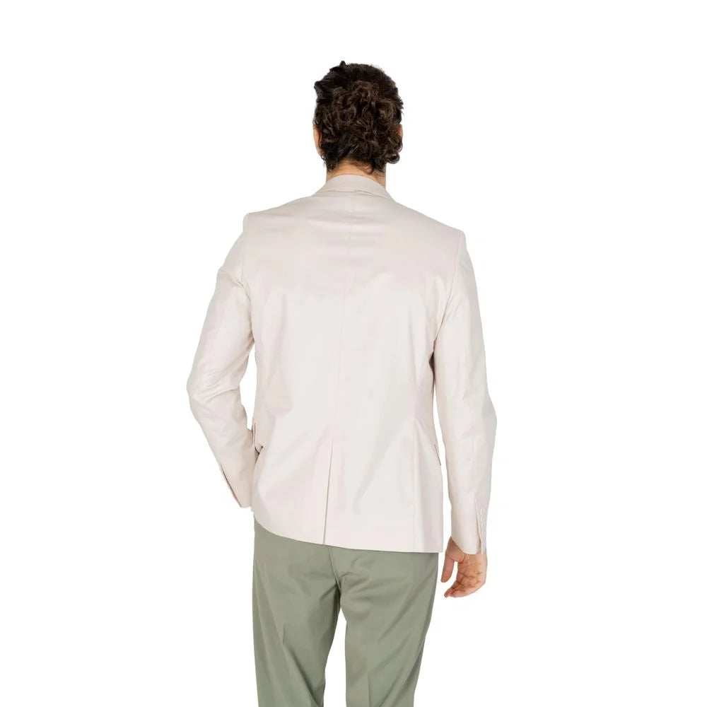 Antony Morato Cream Cotton Blazer - Sport Jackets