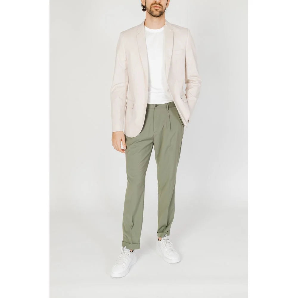 Antony Morato Cream Cotton Blazer - Sport Jackets