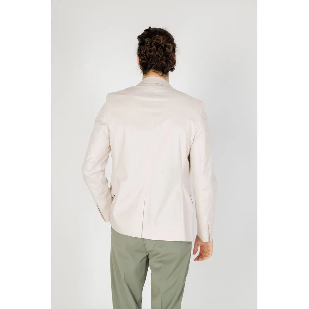 Antony Morato Cream Cotton Blazer - Sport Jackets
