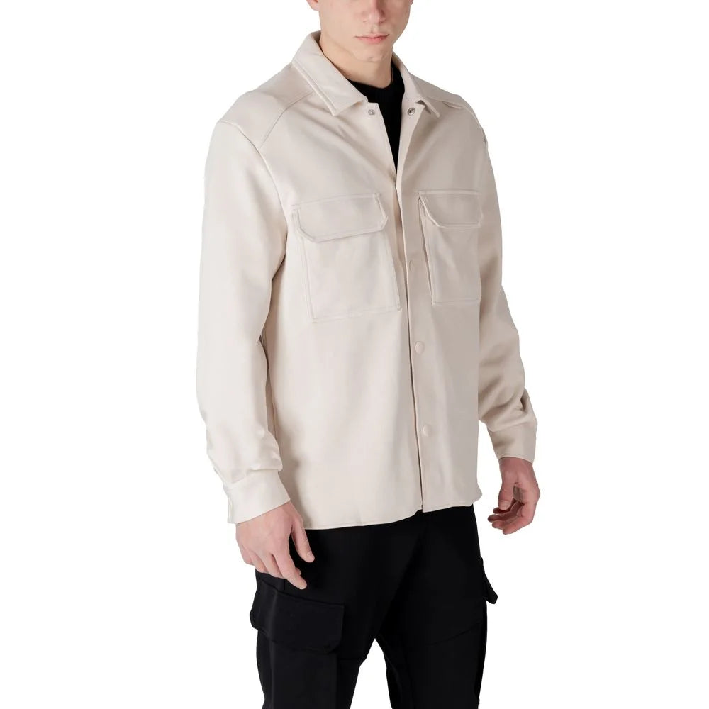 Antony Morato Cream Cotton Sweatshirt - Sweatshirts