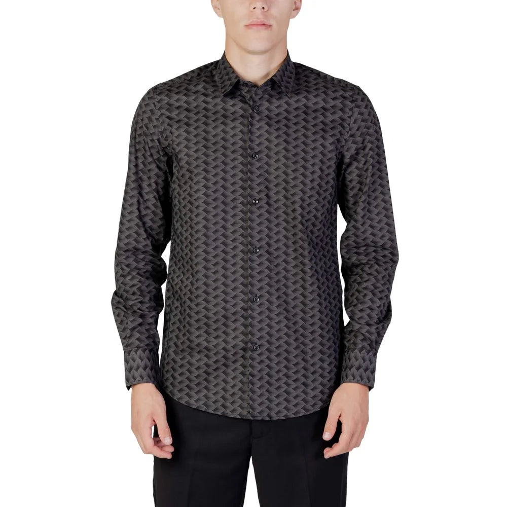 Antony Morato Gray Cotton Shirt - IT44 | XS - Shirts