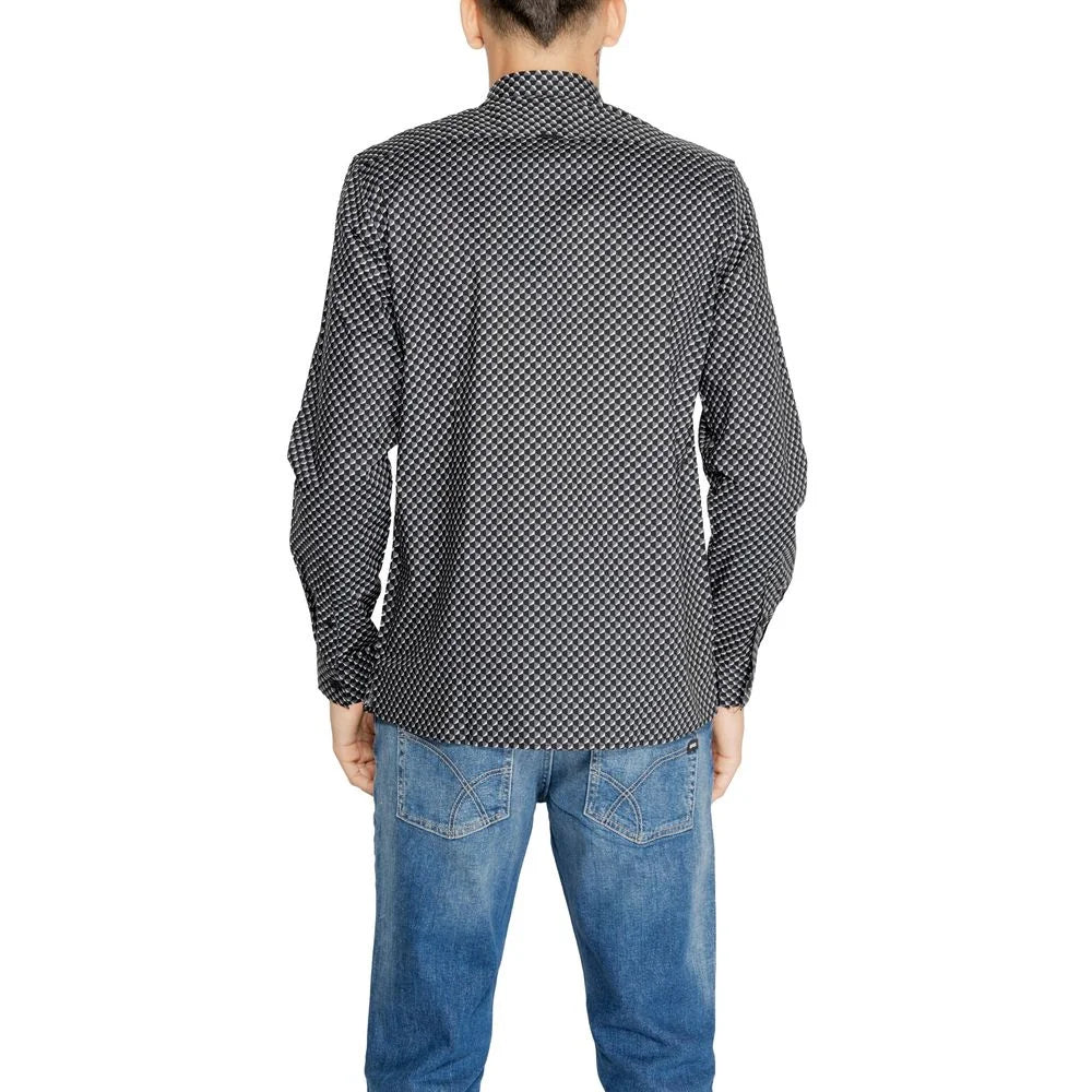 Antony Morato Gray Cotton Shirt - IT46 | S - Shirts