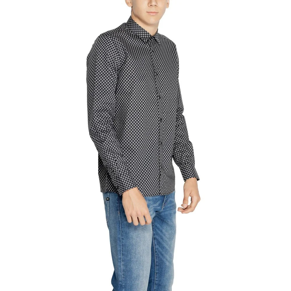 Antony Morato Gray Cotton Shirt - IT46 | S - Shirts