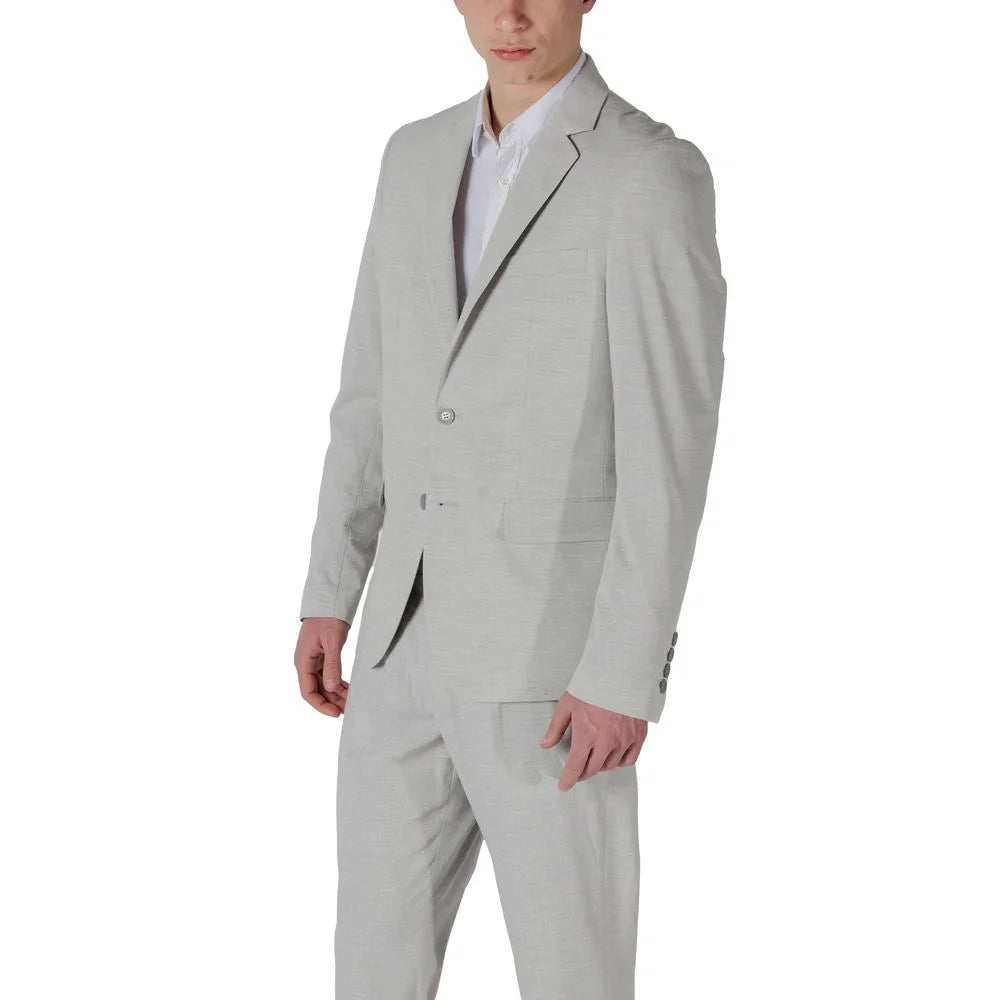 Antony Morato Gray Polyester Blazer - Sport Jackets