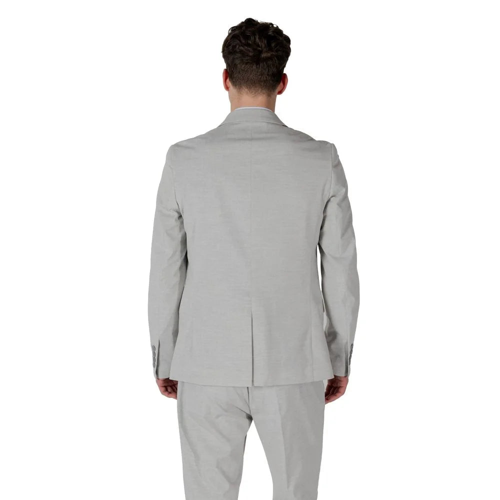 Antony Morato Gray Polyester Blazer - Sport Jackets