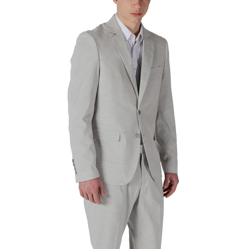 Antony Morato Gray Polyester Blazer - Sport Jackets