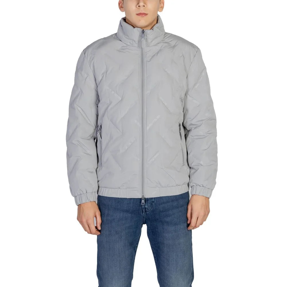 Antony Morato Gray Polyester Jackets & Coat - IT54 | XXL