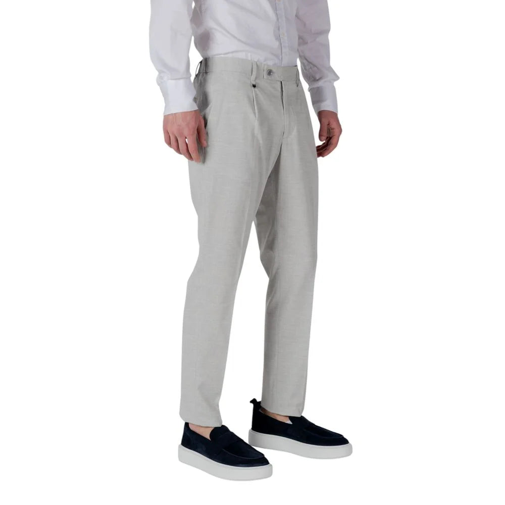 Antony Morato Gray Polyester Pant - Trousers