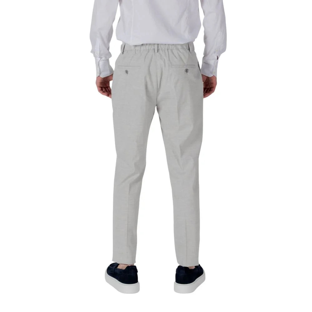 Antony Morato Gray Polyester Pant - Trousers
