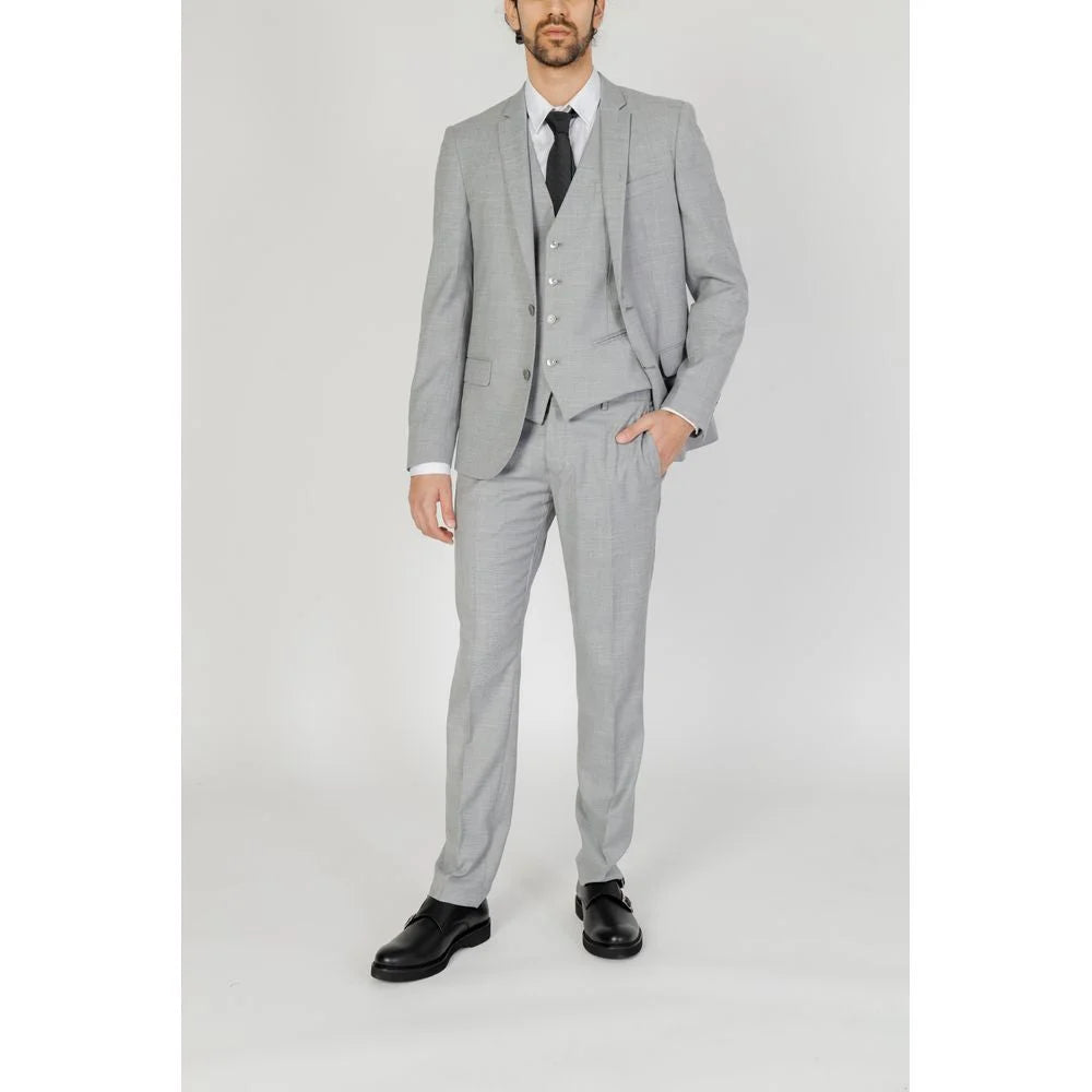Antony Morato Gray Polyester Pant - Trousers