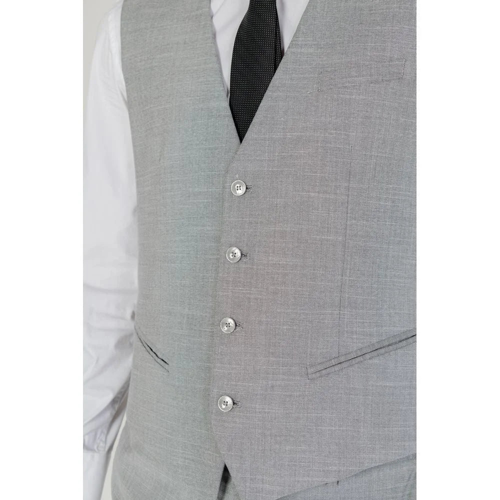 Antony Morato Gray Polyester Waistcoat - Vests