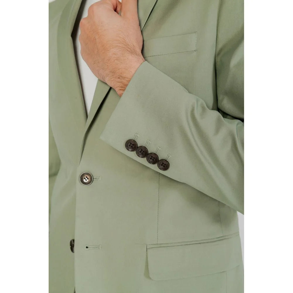 Antony Morato Green Cotton Blazer - Sport Jackets