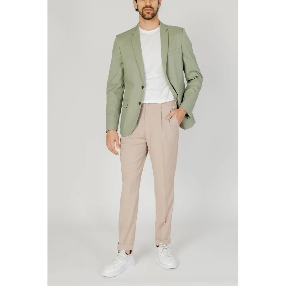 Antony Morato Green Cotton Blazer - Sport Jackets