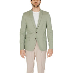 Antony Morato Green Cotton Blazer - Sport Jackets
