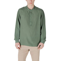 Antony Morato Green Lyocell Shirt - Shirts