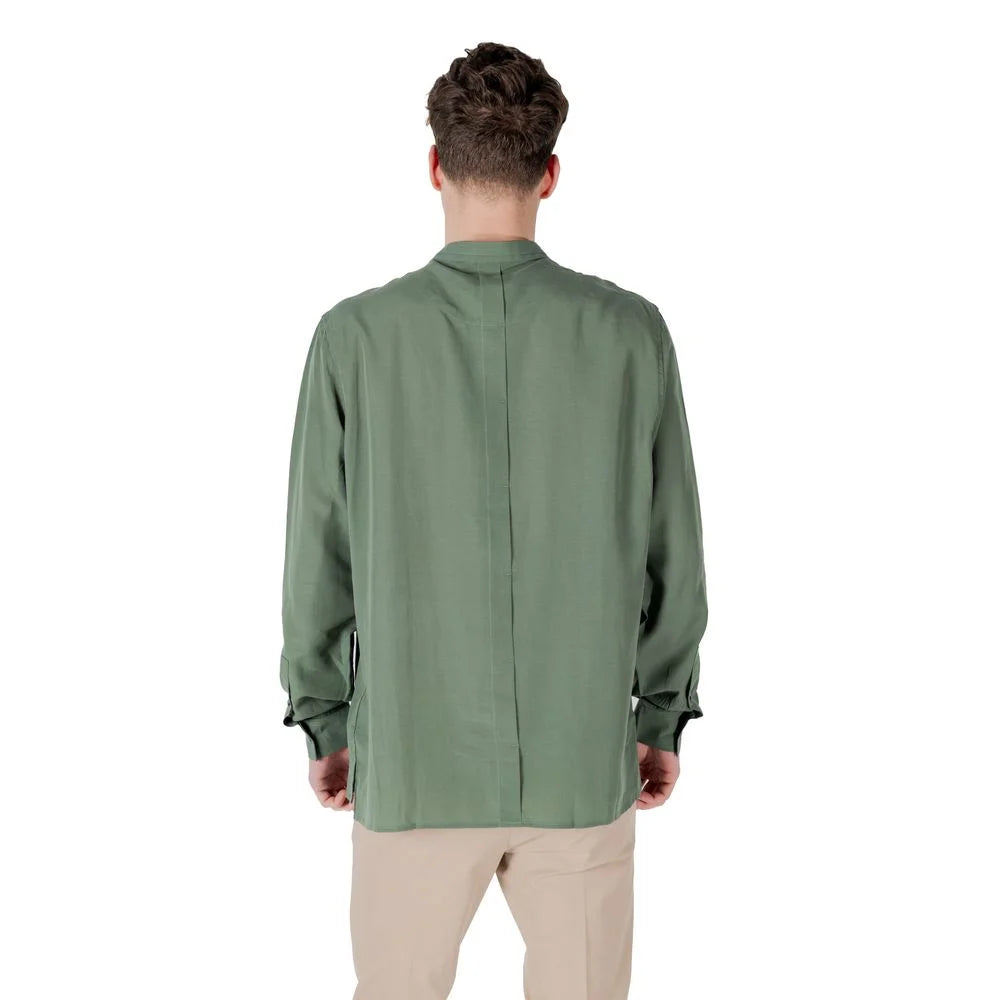 Antony Morato Green Lyocell Shirt - Shirts