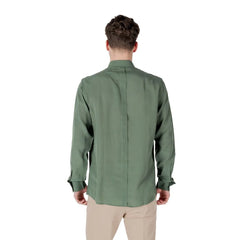 Antony Morato Green Lyocell Shirt - Shirts