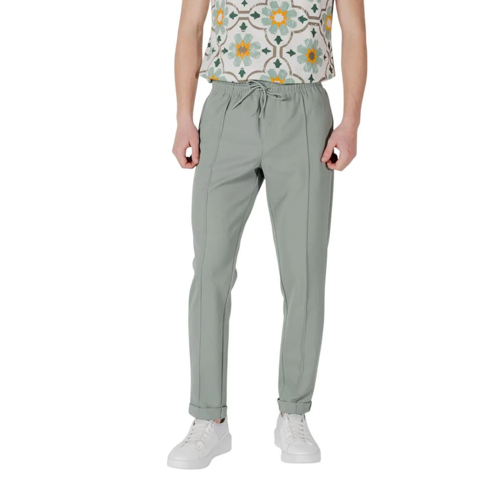 Antony Morato Green Polyester Joggers Workout Pant - IT52 | XL - Joggers