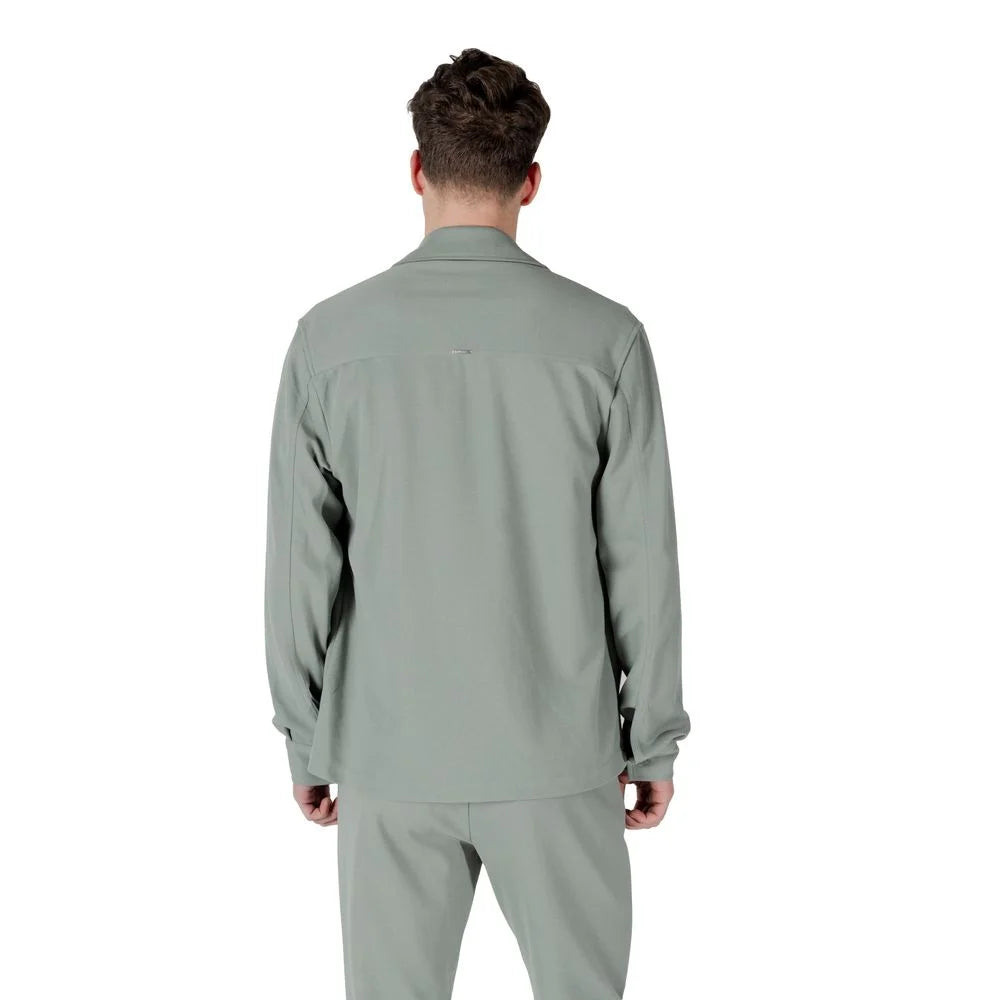 Antony Morato Green Polyester Shirt - IT54 | XXL - Shirts
