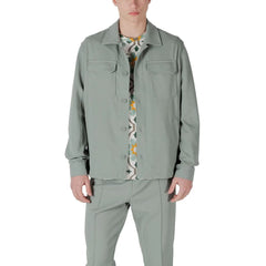 Antony Morato Green Polyester Shirt - IT54 | XXL - Shirts