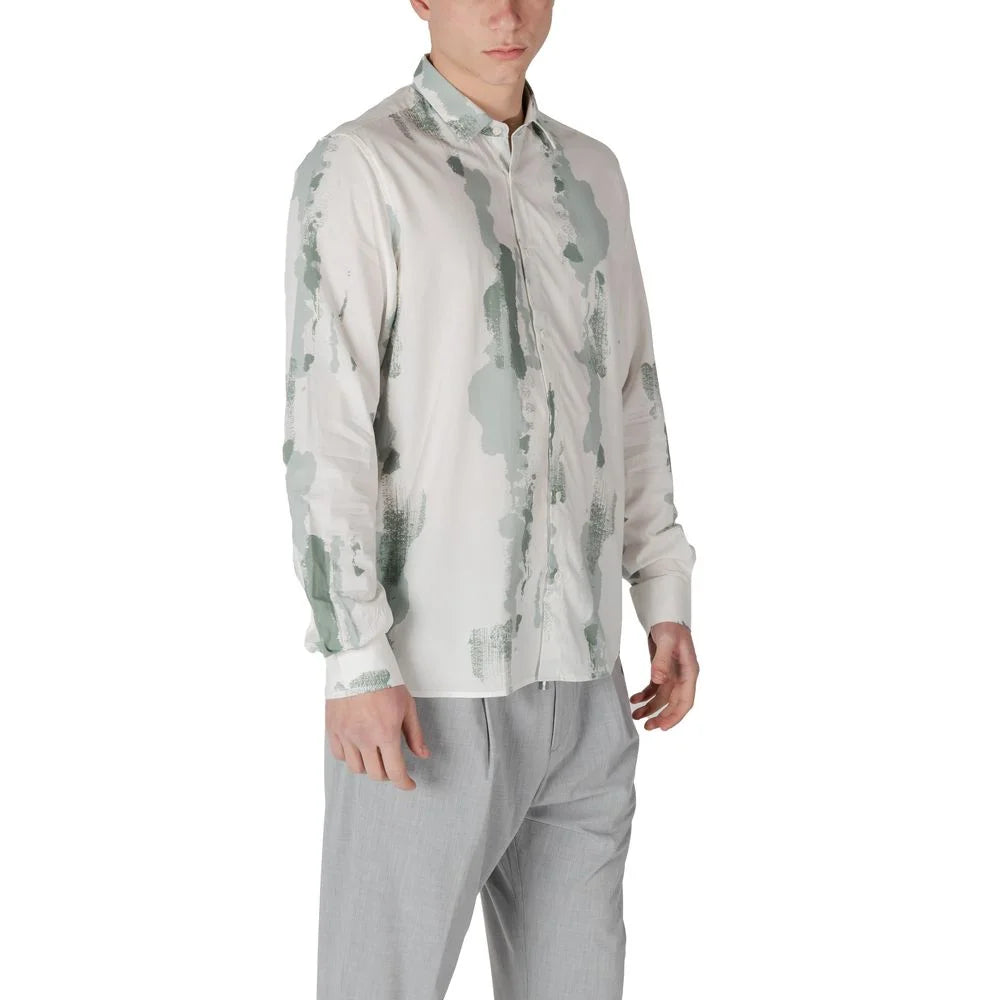 Antony Morato Green Viscose Shirt - Shirts