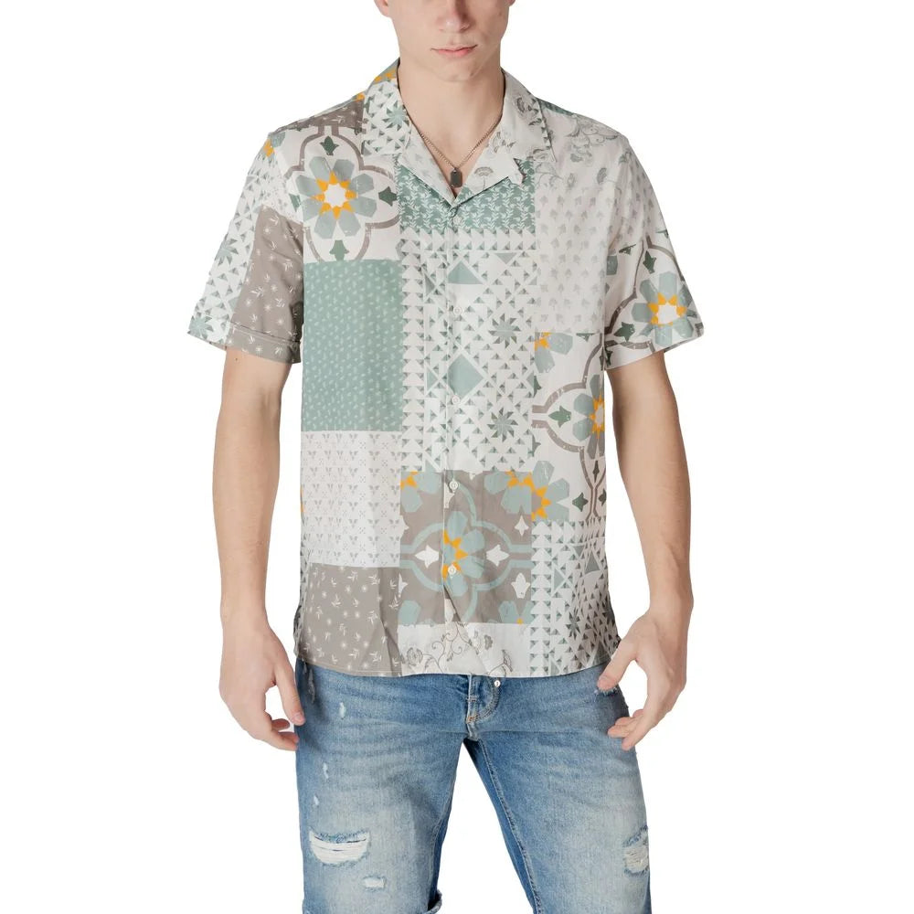 Antony Morato Green Viscose Shortsleeve - IT44 | XS - Shirts